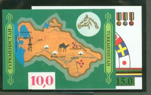 Turkmenistan #9/23  Souvenir Sheet