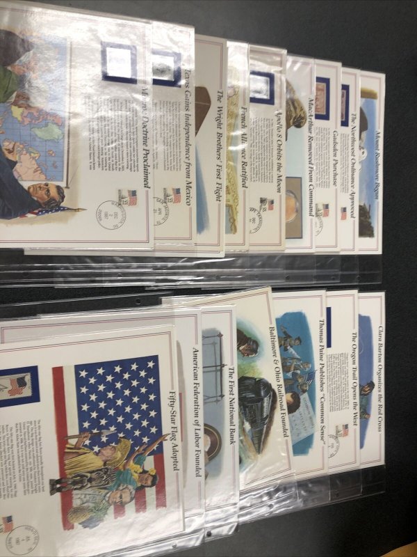 US Stamps: History of America Pieces With Descriptions ( 140+ Pieces )