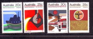 Australia  Sc 550-3 1973 Economic Development stamps mint NH