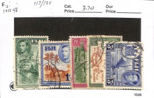 Fiji, Postage Stamp, #114//134 Used, 1938-1948