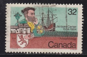 Canada 1011 Jacques Cartier and Ship 32¢ 1984