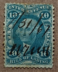 United States #R32c 10c Bill of Lading Revenue USED (1862-71)