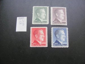 GERMANY 1941 MNH SC 524-527 HITLER PERF. 12 AND HALF  VF/XF  (124) SEE MY STORE