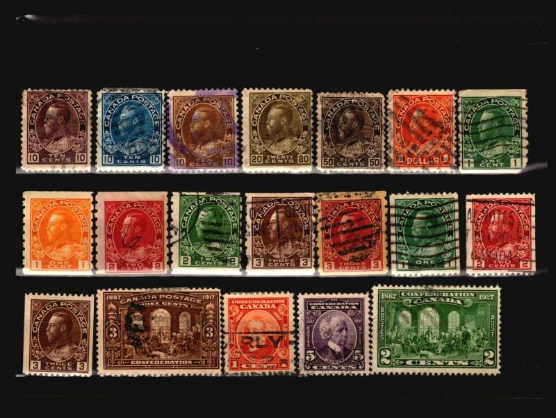 Canada 19 Mostly Used, some faults - C1130