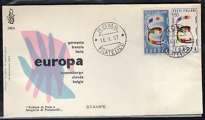 Italy FDC Venetia 1957 Europe not traveled