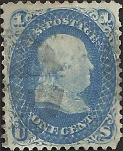 # 63 Blue Used Ben Franklin