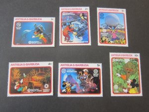 Antigua & Barbuda 1988 Sc 1116A-F Disney MNH