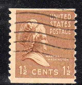 United States 840 - Used - Martha Washington (Coil) (#1)