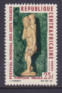 Central African Republic 65 MNH 1966 International Negro Arts Festival At Dakar