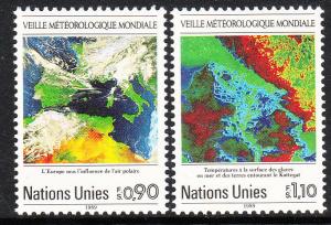 176-77 United Nations Geneva 1989 World Weather watch MNH