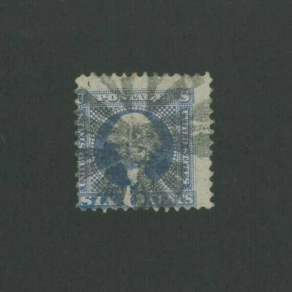 1869 United States Postage Stamp #115 Used Average Fancy Postal Cancel