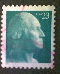 United States, Scott #3616, used(o), 2002, George Washington, 23¢, green