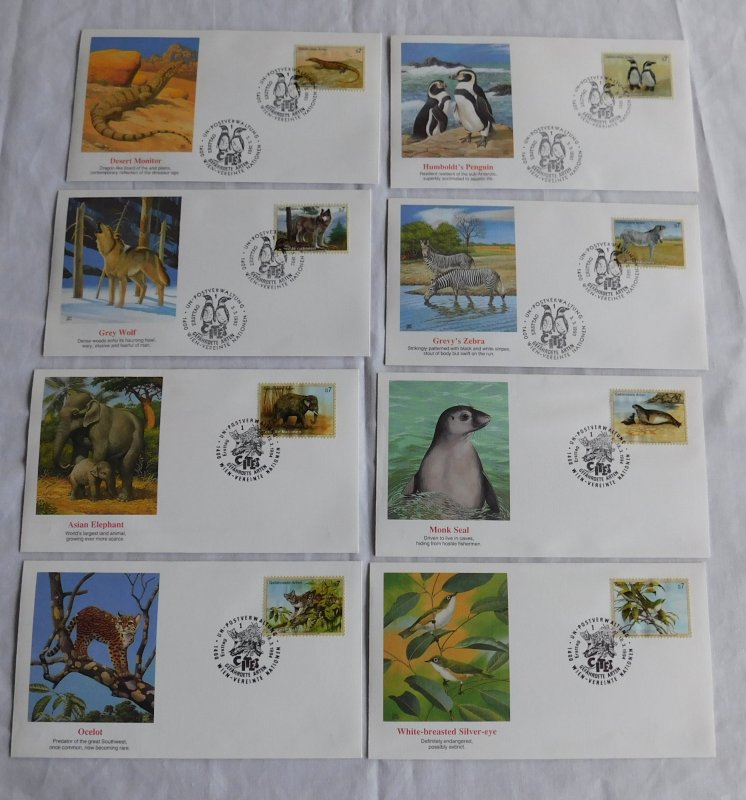 64 UN Vienna Austria First Day Cover FDC Endangered Species Series 1983 to 2008