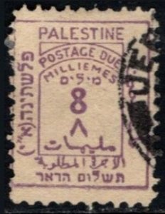 1923 Palestine British Mandate 13 Milliemes Postage Due Perf 11 Used