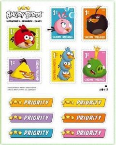 Finland Finnland Finlande 2013 Angry birds set of 6 stamps in booklet MNH