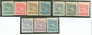 Nicaragua #90/98G Unused Multiple