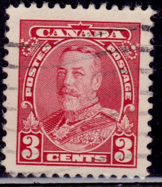 Canada, 1935, KGV, 3c, Scott# 219, used