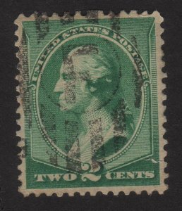 1887 US, 2c, George Washington, Used, Well-Centered, Sc 213