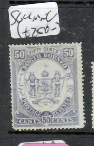 NORTH BORNEO 50C  ARMS SG 4  MNG      P0514H