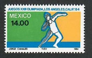 Mexico; Scott 1351; 1984;  Unused; NH