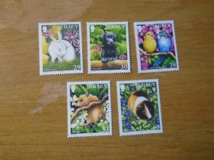 Jersey  #  1093-97   MNH