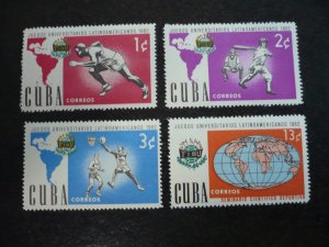 Stamps - Cuba - Scott# 753-756 - Mint Hinged Set of 4 Stamps