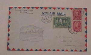 CANADA  FLIGHT NWT GREAT BEAR LAKE 9 DEC 1932 CACHETED