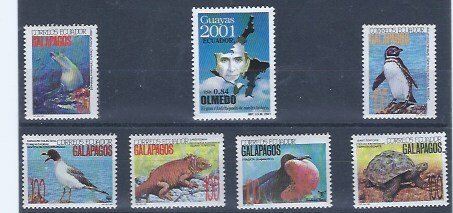 ECUADOR#1281-1286 MNH SCV $10.50 STARTS  AT 25% OF CAT VALUE!