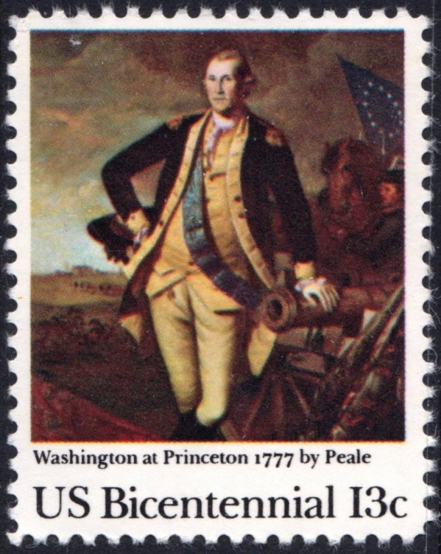 SC#1704 13¢ Washington at Princeton 1777 by Peale (1977) MNH
