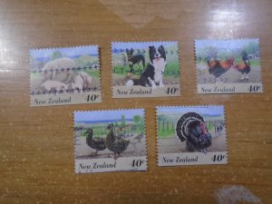 New Zealand  #  1298-1302  used