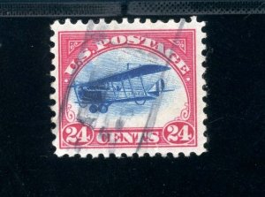 USAstamps Used FVF US 1918 Airmail Fast High Jenny Var Scott C3 