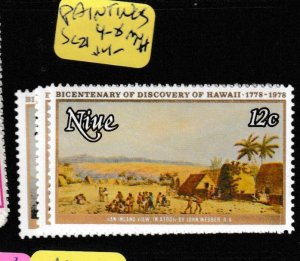 Niue Painting SC 214-8 MNH (3ged)