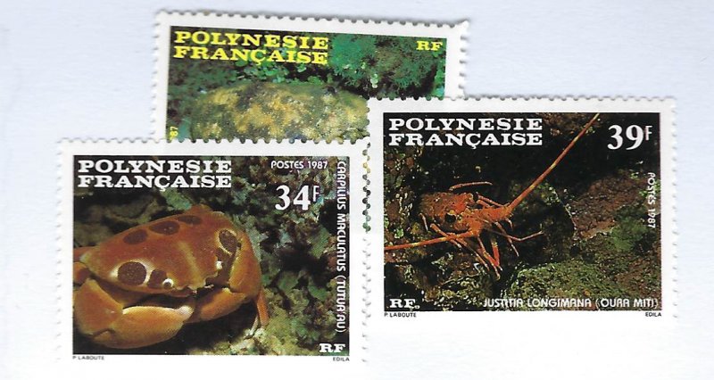 French Polynesia SC#455-457 MNH VF...Very Beautiful & Collectible!