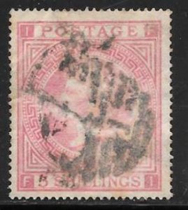 Great Britain 57 used small scrape, creases-plate # obscured -SCV $500- 10255..