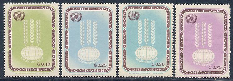 Paraguay Scott # 760 - 763, mint