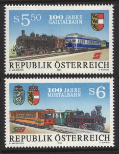 Austria 1994  Scott #1647-8 MNH