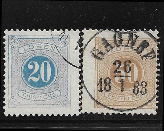 Sweden J17 & 21 used SCV $10.25 --- 12885