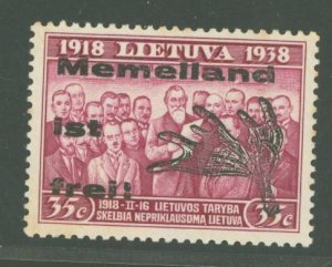 Lithuania #MI-1 Mint (NH) Single