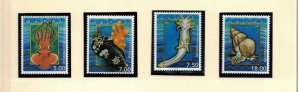 FAROE ISL. Sc 409-12 NH ISSUE OF 2002 - SEA LIFE - (WG06)