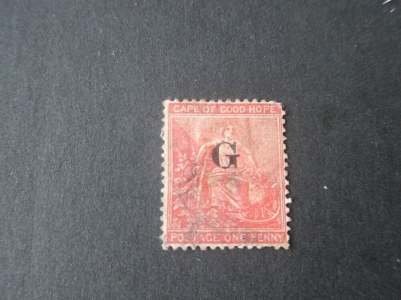 Cape of good hope Griqualand West 1878 Sc 65 thin FU