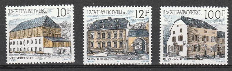 LUXEMBOURG #775-7 MINT NEVER HINGED COMPLETE