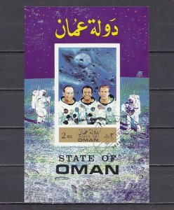 Oman State, 1971 Local issue. Space, Astronauts s/sheet. Canceled. ^