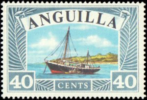 Anguilla #32-35, Complete Set(4), 1968, Ships, Never Hinged