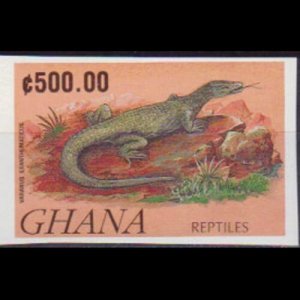 GHANA 1992 - Scott# 1421A Reptile-Lizard 500c NH