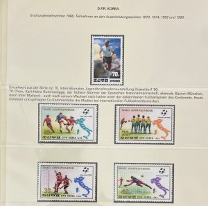 Libya Lesotho Mali Madagascar 1990 Soccer MNH World(Aprx 35) MK8957