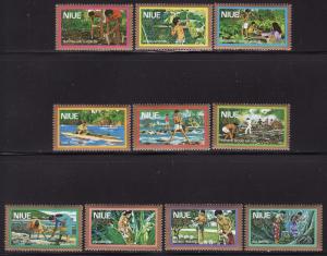 Niue #C1-10, F-VF Mint NH ** Local Industries