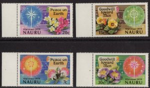 Thematic stamps NAURU 1979 XMAS 216/9 mint