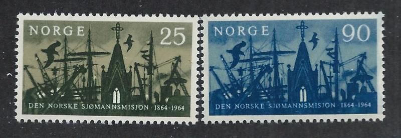 NORWAY SC# 456-7 VF/MNH 1964
