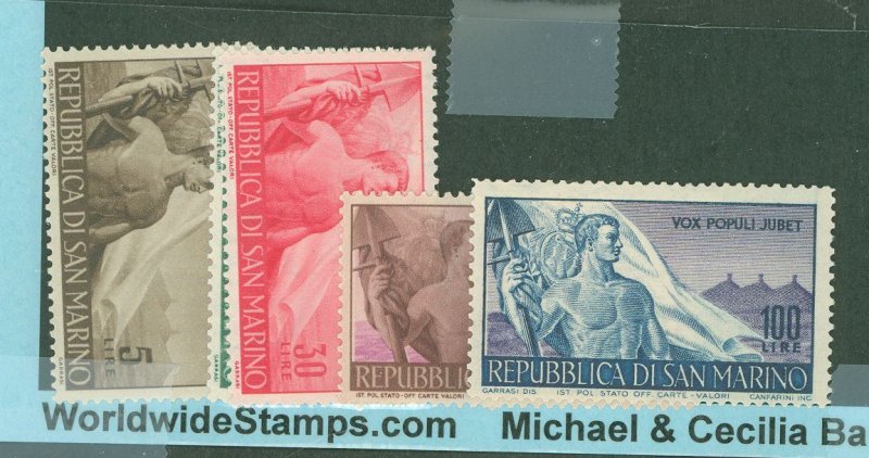 San Marino #272-6 Unused Single (Complete Set)