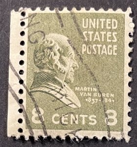 US #813 Used F/VF - 8c Martin Van Buren 1938-1943 [B12.6.1]